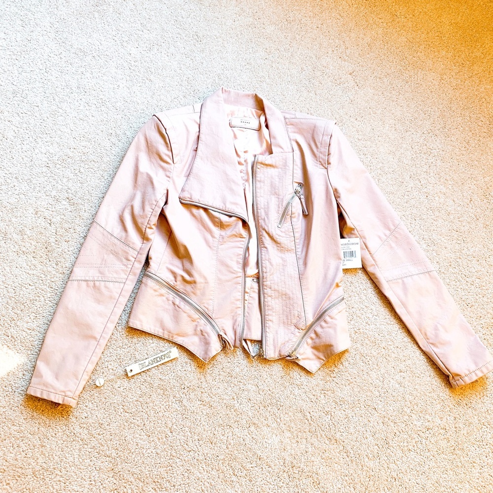 Blanknyc faux leather moto jacket